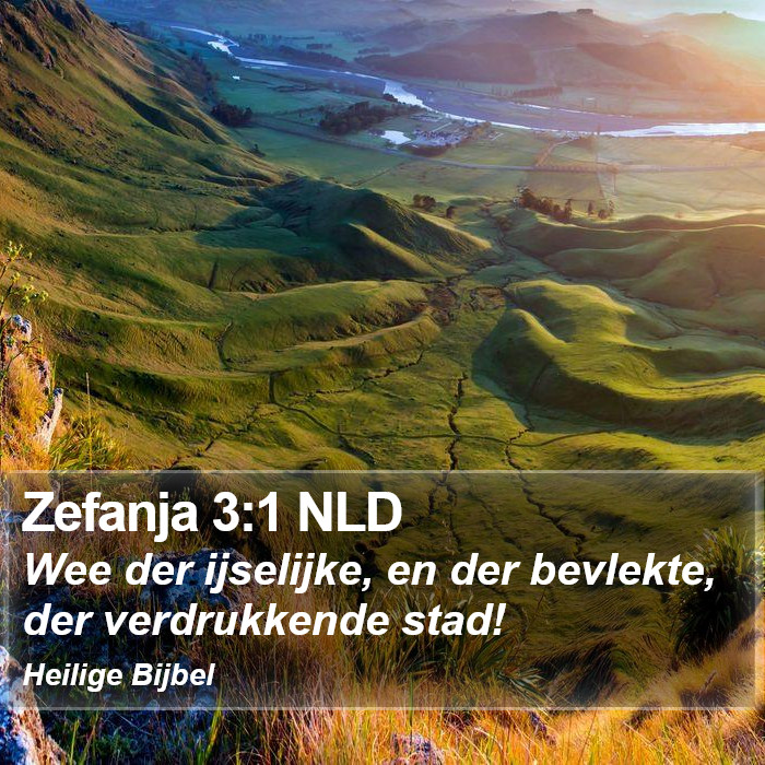 Zefanja 3:1 NLD Bible Study