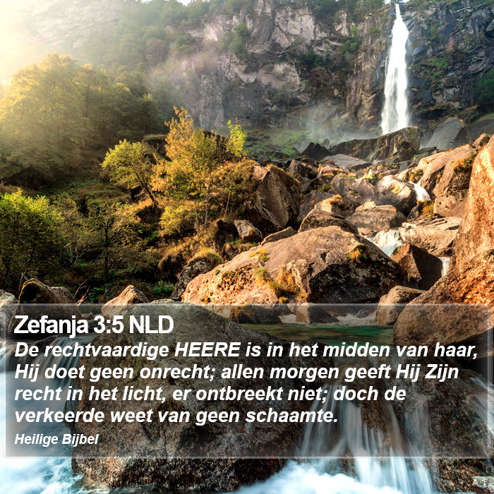 Zefanja 3:5 NLD Bible Study