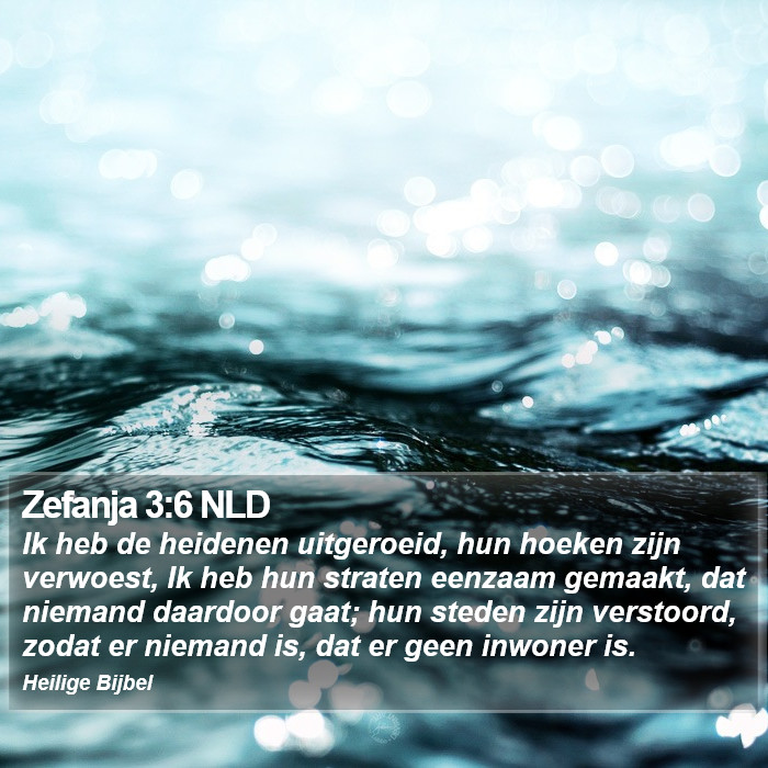 Zefanja 3:6 NLD Bible Study