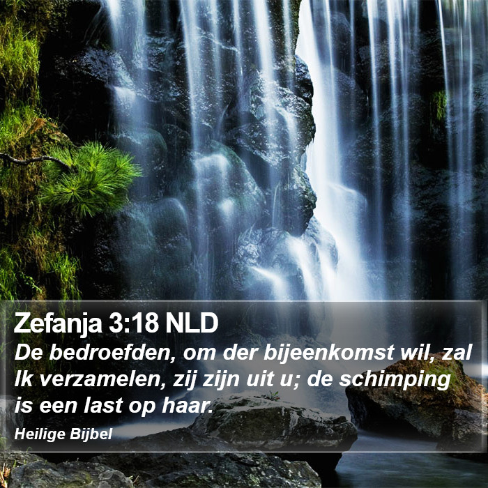 Zefanja 3:18 NLD Bible Study