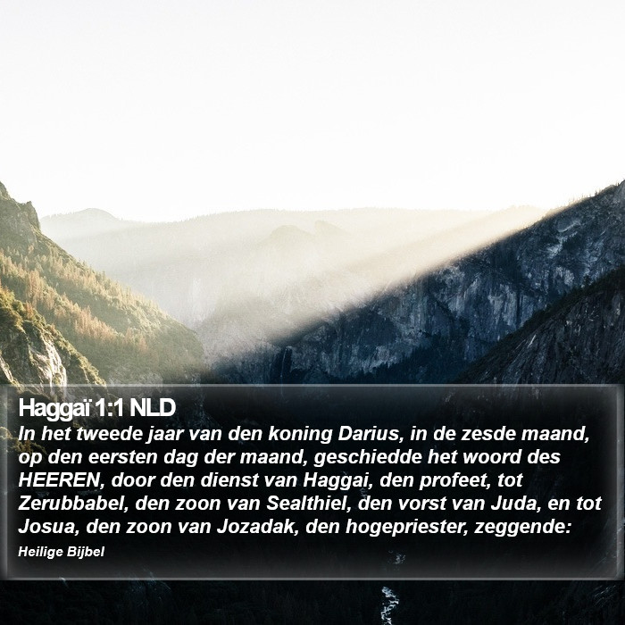 Haggaï 1:1 NLD Bible Study