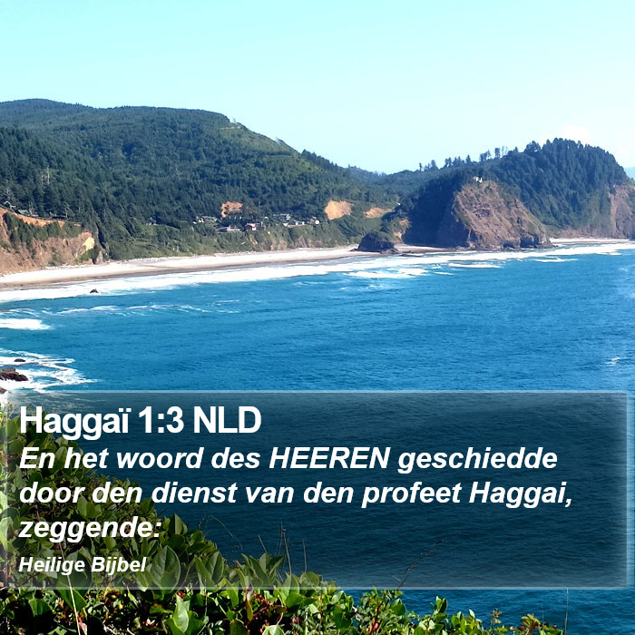 Haggaï 1:3 NLD Bible Study