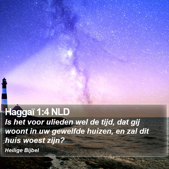 Haggaï 1:4 NLD Bible Study