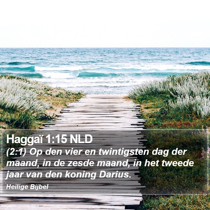 Haggaï 1:15 NLD Bible Study