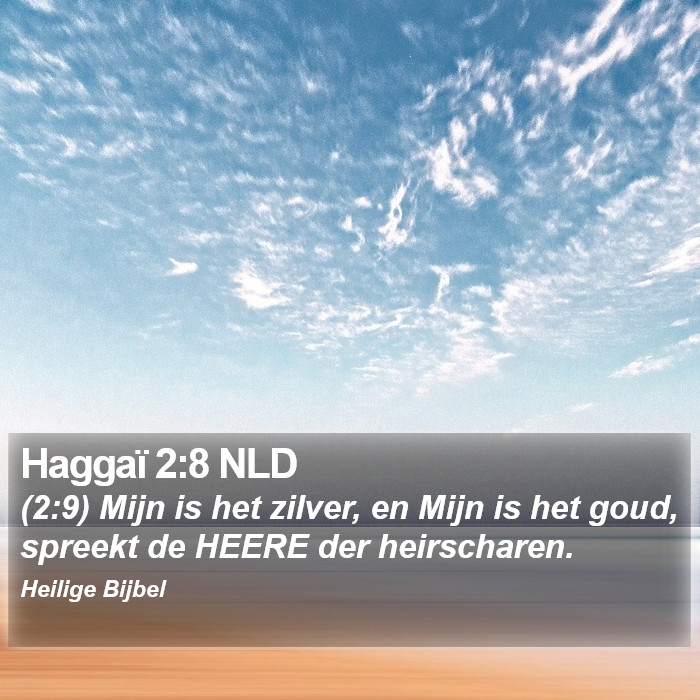 Haggaï 2:8 NLD Bible Study