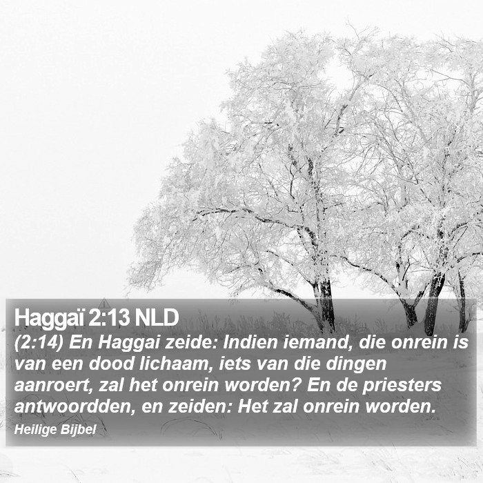 Haggaï 2:13 NLD Bible Study