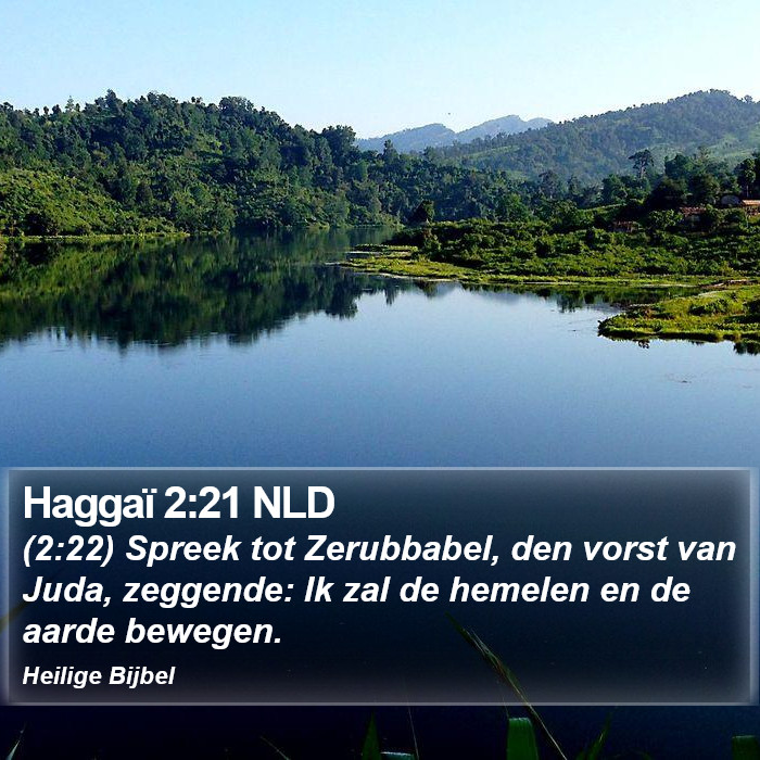 Haggaï 2:21 NLD Bible Study