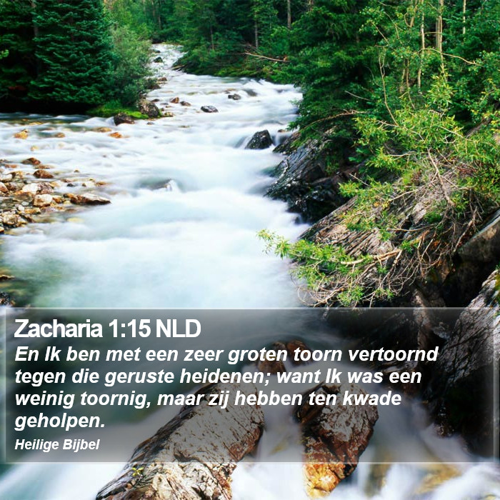 Zacharia 1:15 NLD Bible Study