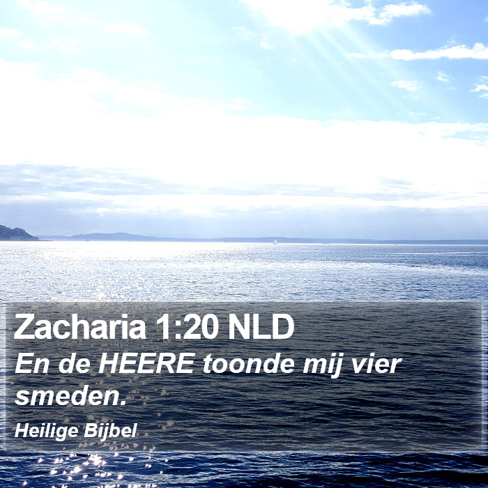 Zacharia 1:20 NLD Bible Study