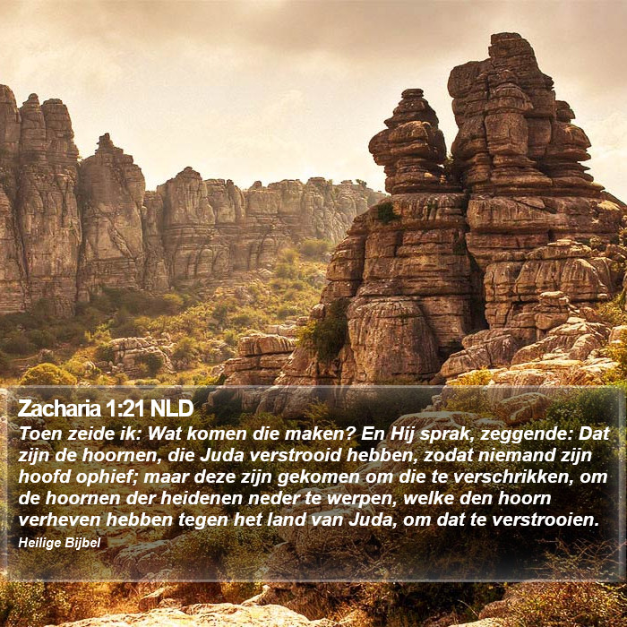 Zacharia 1:21 NLD Bible Study