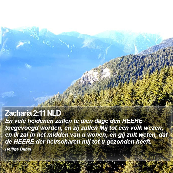 Zacharia 2:11 NLD Bible Study