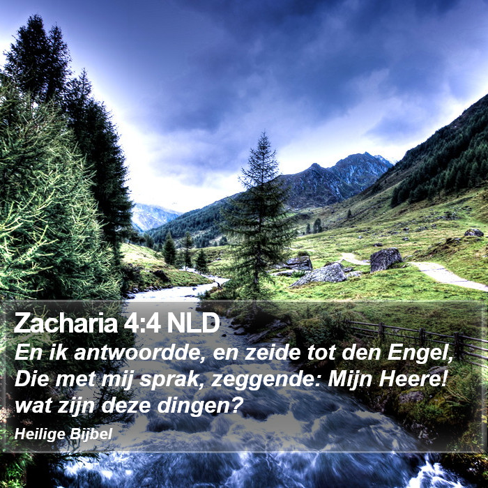 Zacharia 4:4 NLD Bible Study