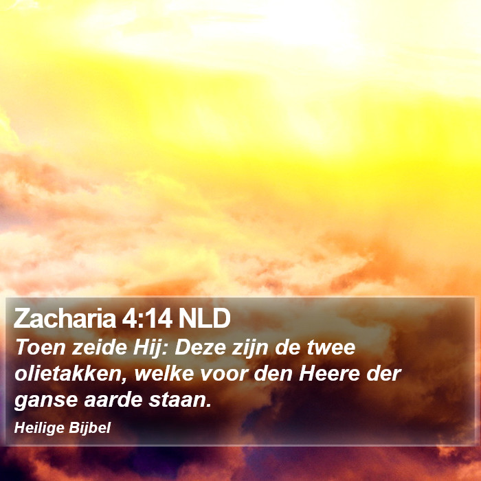 Zacharia 4:14 NLD Bible Study