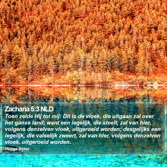 Zacharia 5:3 NLD Bible Study