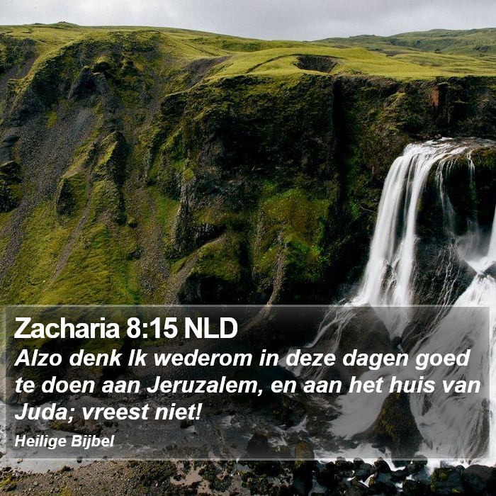 Zacharia 8:15 NLD Bible Study