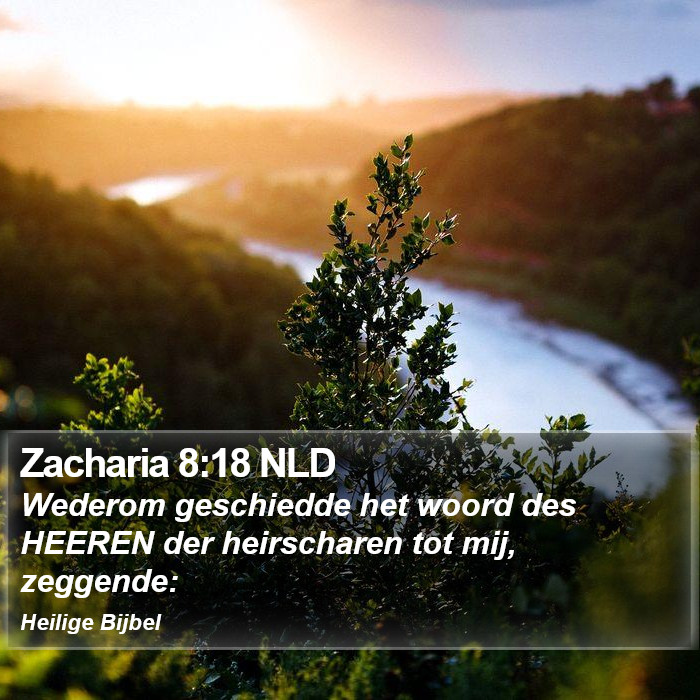 Zacharia 8:18 NLD Bible Study