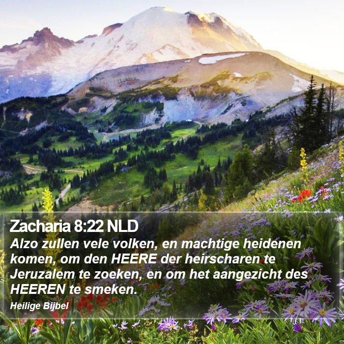 Zacharia 8:22 NLD Bible Study