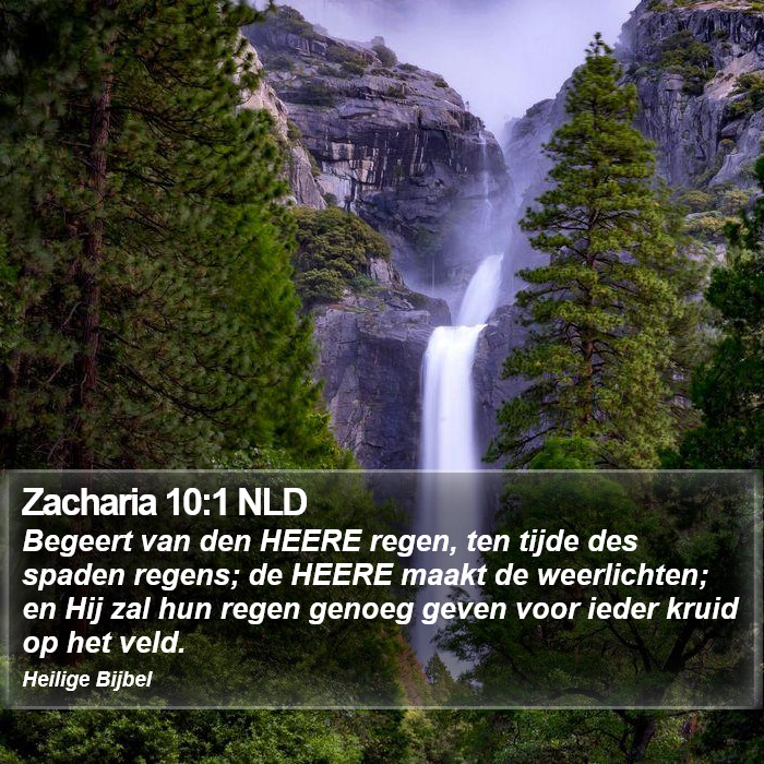 Zacharia 10:1 NLD Bible Study