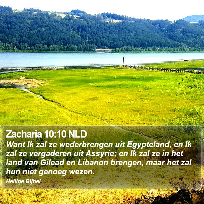 Zacharia 10:10 NLD Bible Study