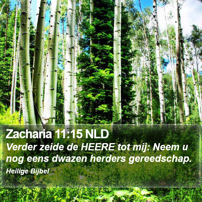 Zacharia 11:15 NLD Bible Study