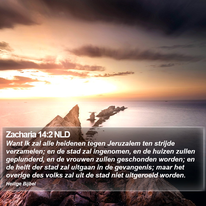 Zacharia 14:2 NLD Bible Study