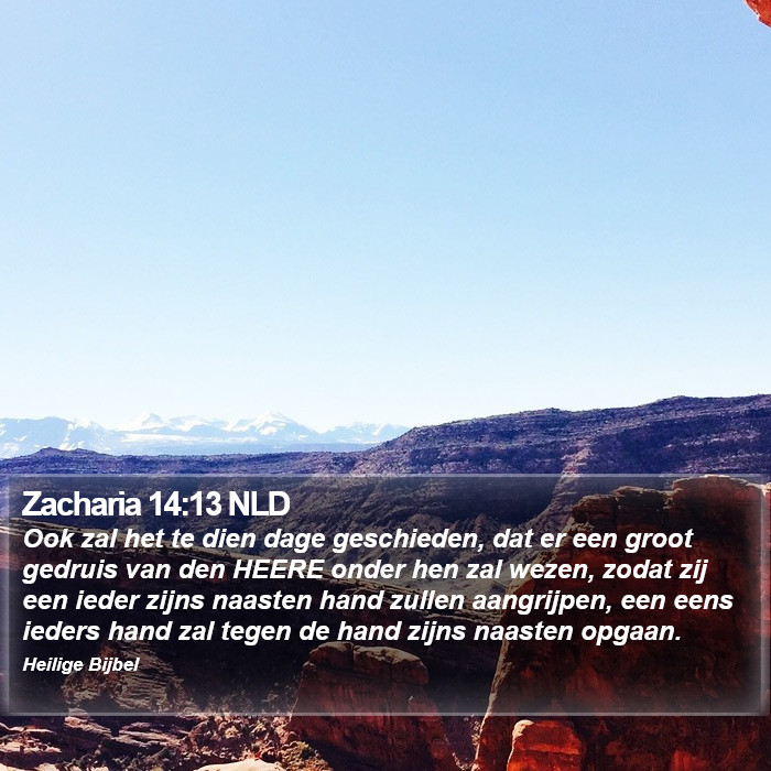 Zacharia 14:13 NLD Bible Study