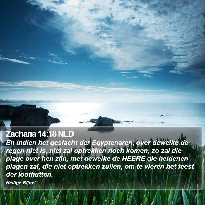 Zacharia 14:18 NLD Bible Study