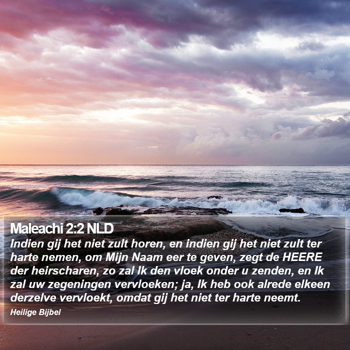 Maleachi 2:2 NLD Bible Study