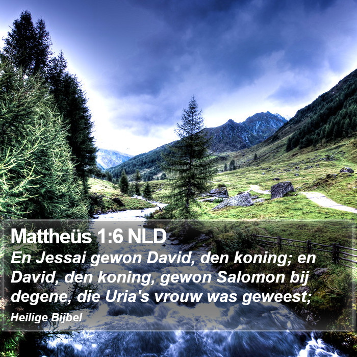 Mattheüs 1:6 NLD Bible Study