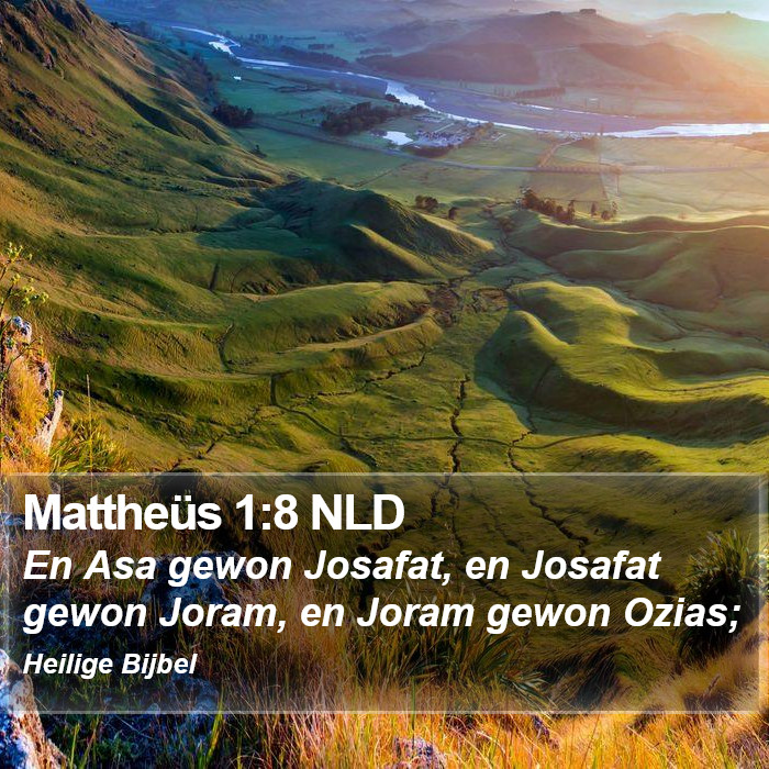 Mattheüs 1:8 NLD Bible Study