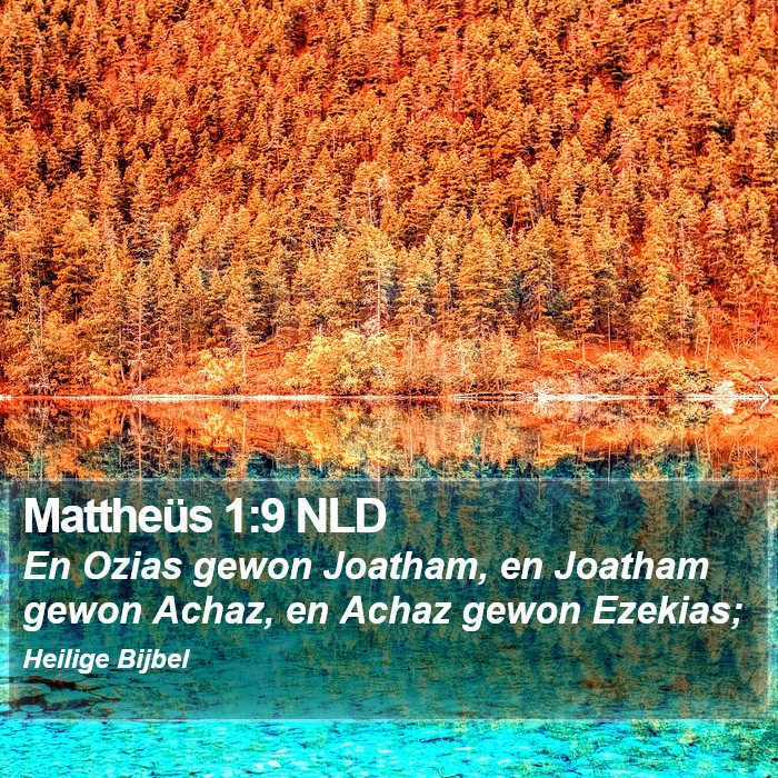 Mattheüs 1:9 NLD Bible Study