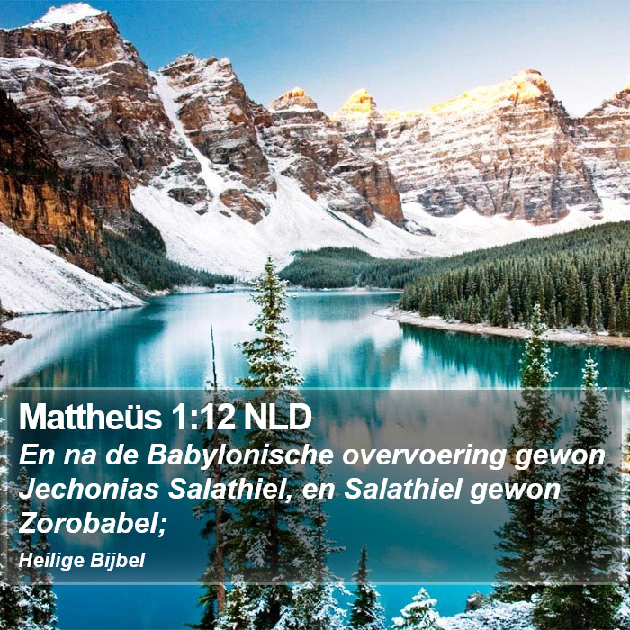 Mattheüs 1:12 NLD Bible Study