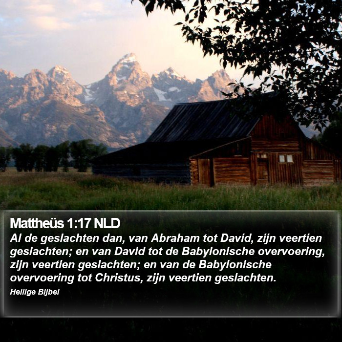 Mattheüs 1:17 NLD Bible Study