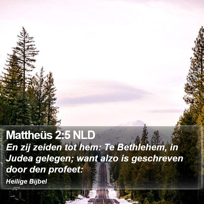 Mattheüs 2:5 NLD Bible Study