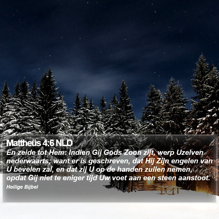 Mattheüs 4:6 NLD Bible Study
