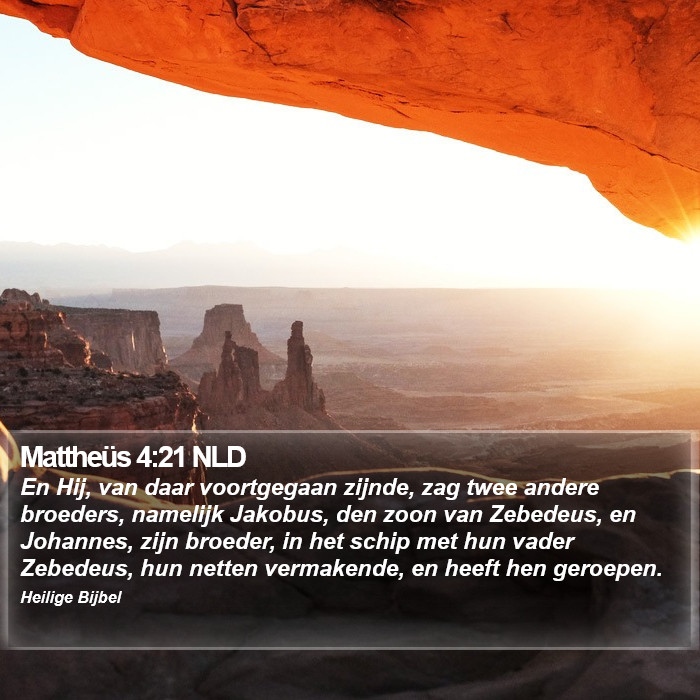 Mattheüs 4:21 NLD Bible Study