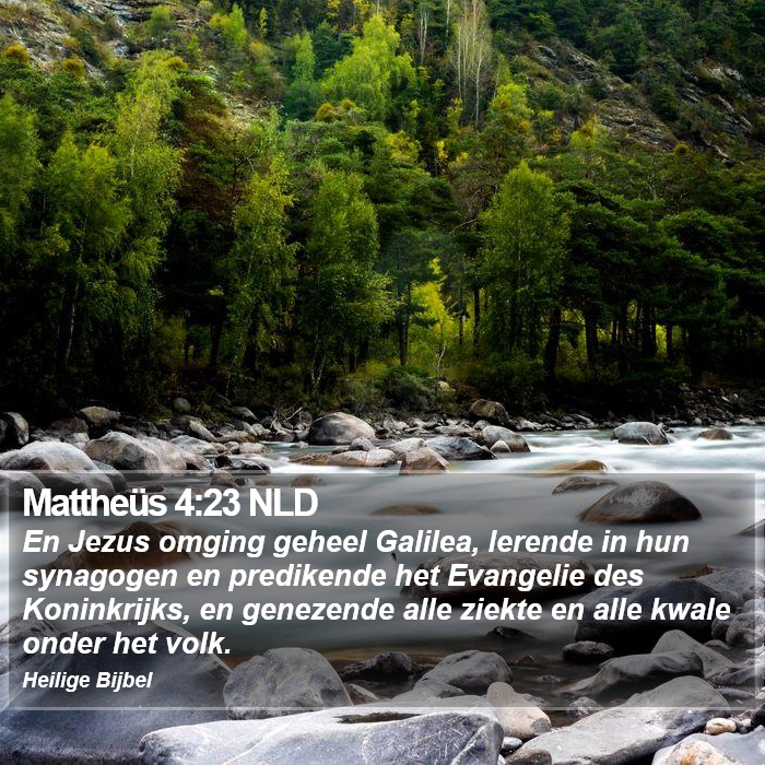 Mattheüs 4:23 NLD Bible Study