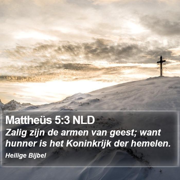 Mattheüs 5:3 NLD Bible Study