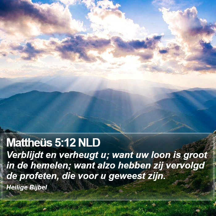 Mattheüs 5:12 NLD Bible Study