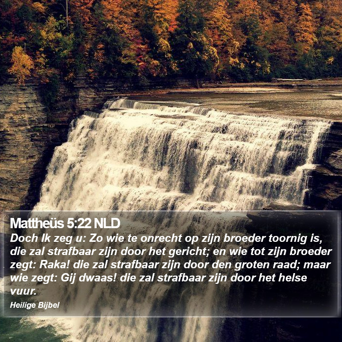 Mattheüs 5:22 NLD Bible Study