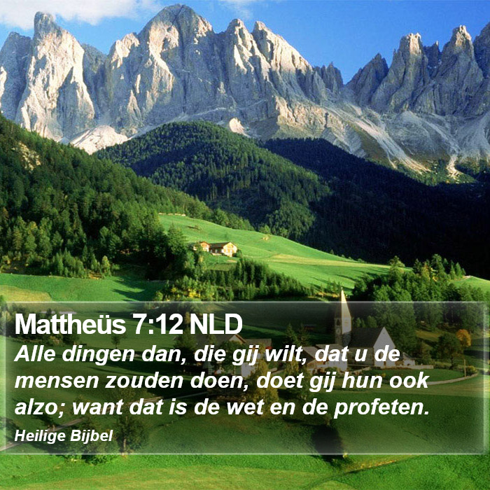 Mattheüs 7:12 NLD Bible Study