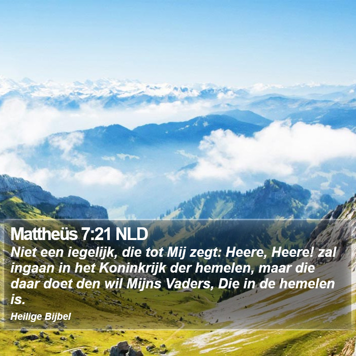 Mattheüs 7:21 NLD Bible Study