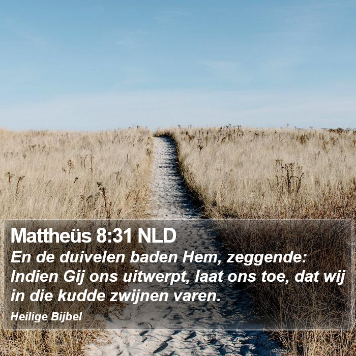 Mattheüs 8:31 NLD Bible Study