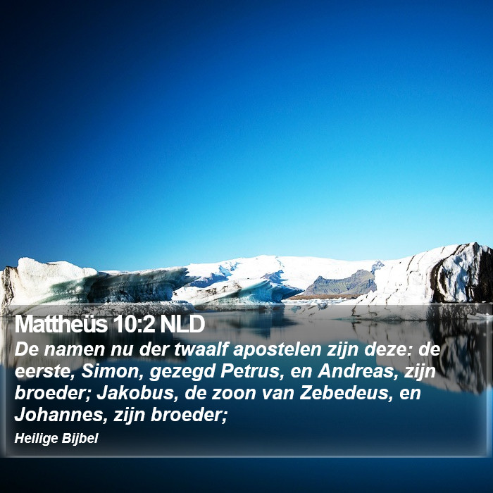 Mattheüs 10:2 NLD Bible Study