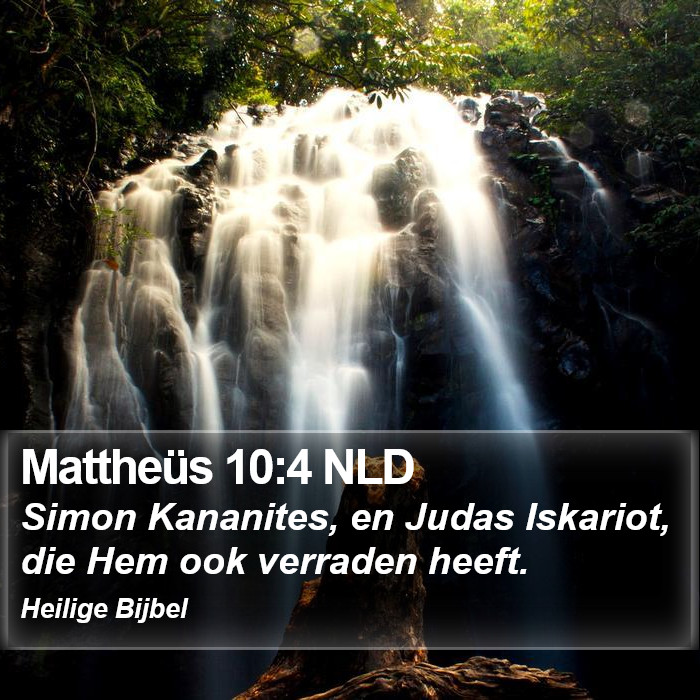 Mattheüs 10:4 NLD Bible Study