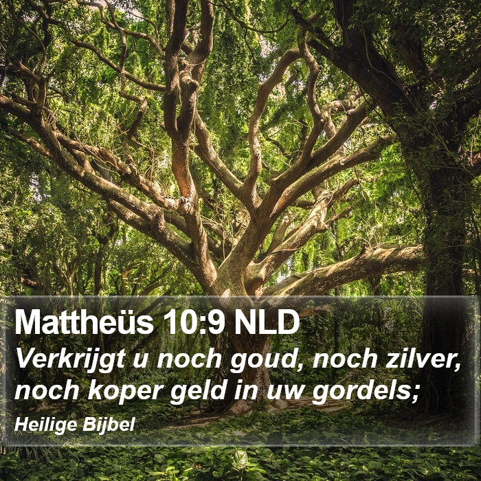 Mattheüs 10:9 NLD Bible Study