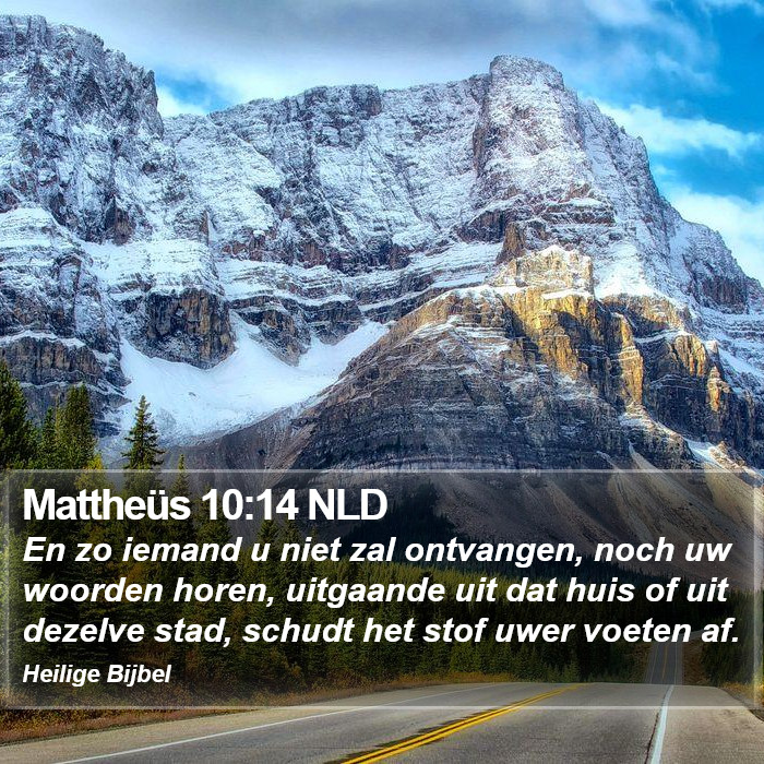 Mattheüs 10:14 NLD Bible Study