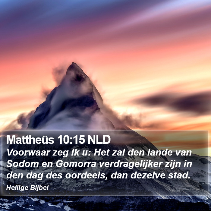 Mattheüs 10:15 NLD Bible Study