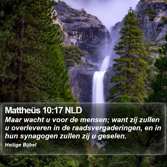 Mattheüs 10:17 NLD Bible Study
