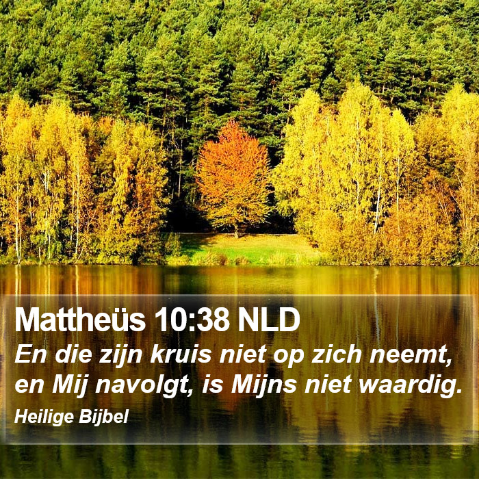 Mattheüs 10:38 NLD Bible Study